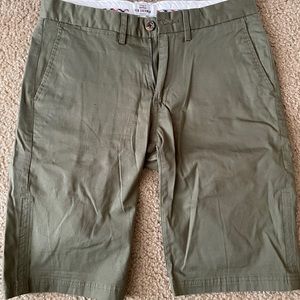 Ben Sherman Hunt Green Dress Shorts